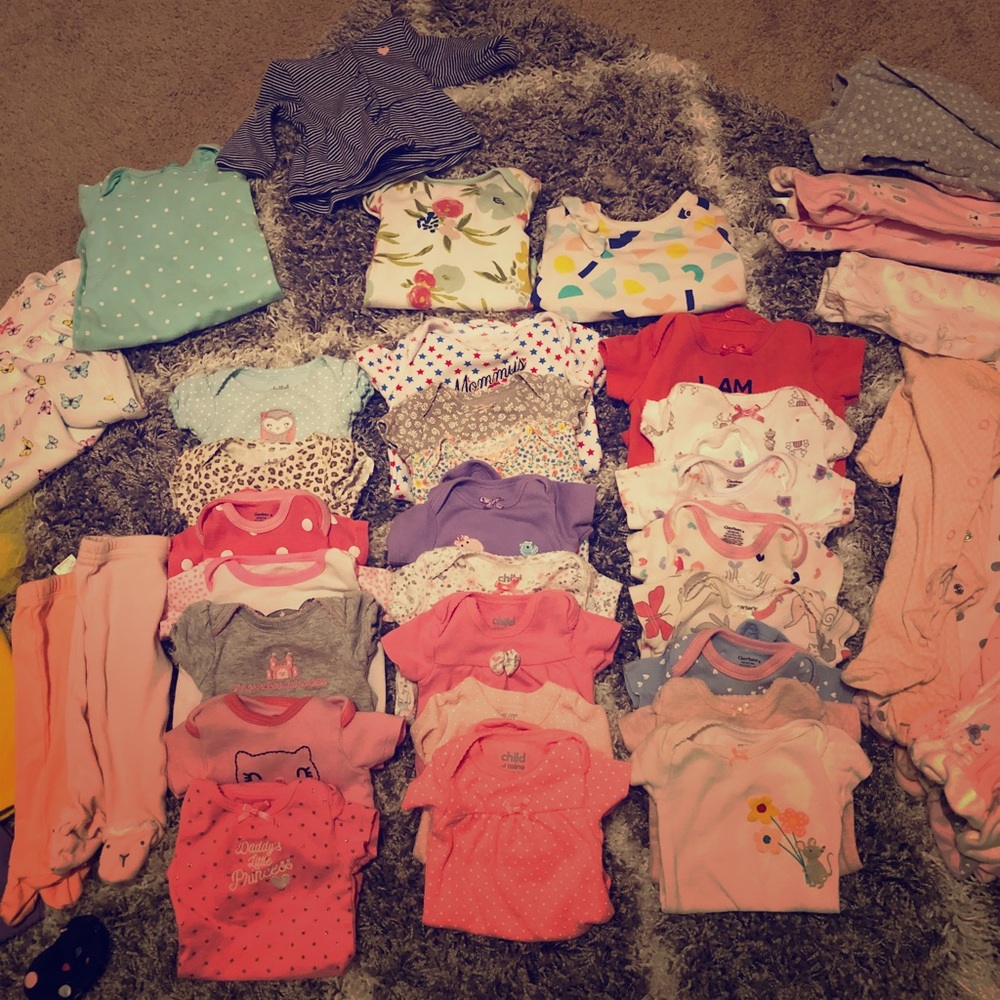54 Piece Baby Girl Lot!!